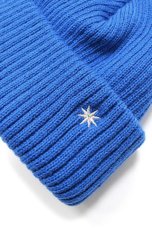 Gdc ラスト1点 お取り寄せ不可 Ca4la Knit Watch Cap Blue 定番ニットキャップ Loophole