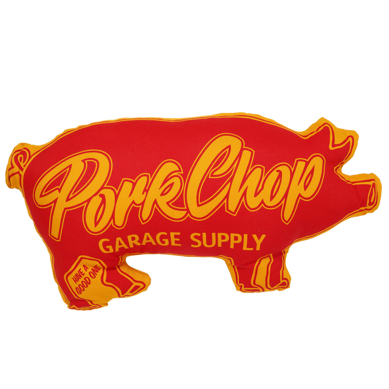 PORKCHOP GARAGE SUPPLY - PORK CUSHION (RED/ORANGE) / ポーク