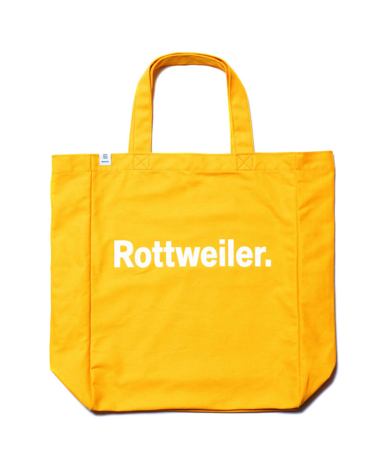 Rottweiler ラスト1点 お取り寄せ不可 Rw Bag Yellow キャンバスエコトートバッグ Loophole