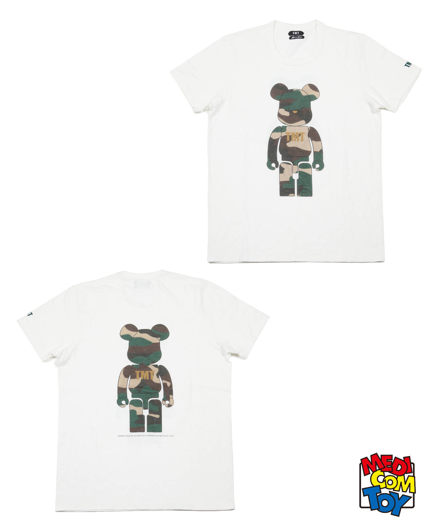 Tmt ラスト1点 お取り寄せ不可 Be Rbrick S Sl Rafi Jersey Camo White ベアブリックコラボt Loophole
