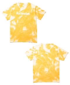 Rottweiler Dyed R W Tee Purple タイダイt Loophole