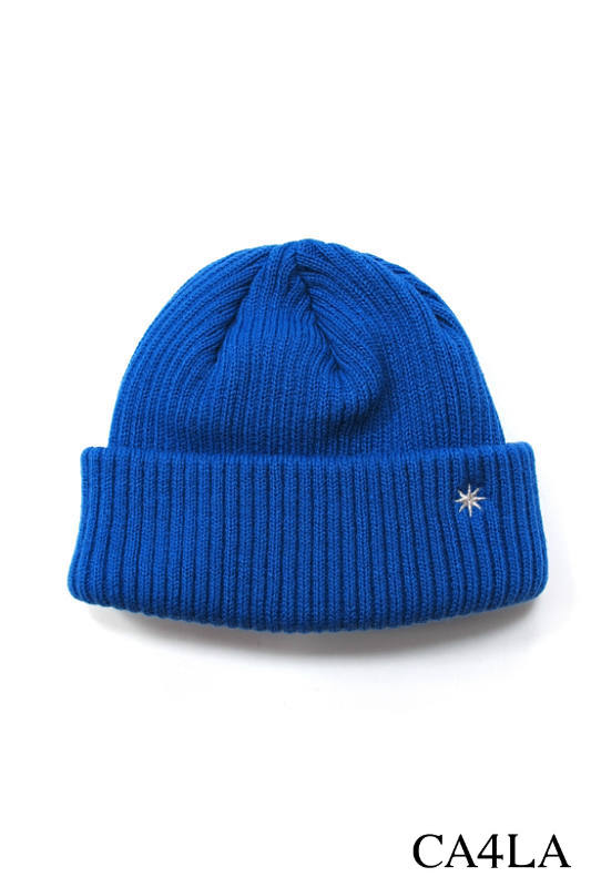 Gdc ラスト1点 お取り寄せ不可 Ca4la Knit Watch Cap Blue 定番ニットキャップ Loophole