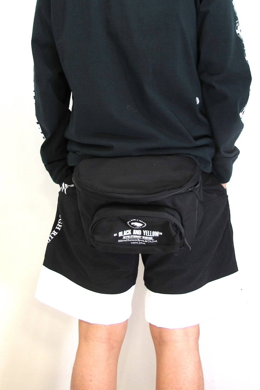 RATS×PORTER(BLACK) / ポーター コラボウエストバッグ RATS - WAIST BAG collaboration with PORTER (BLACK